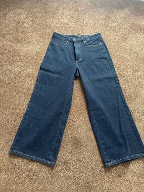 Judy Blue Dark Indigo Wide-Leg Jeans